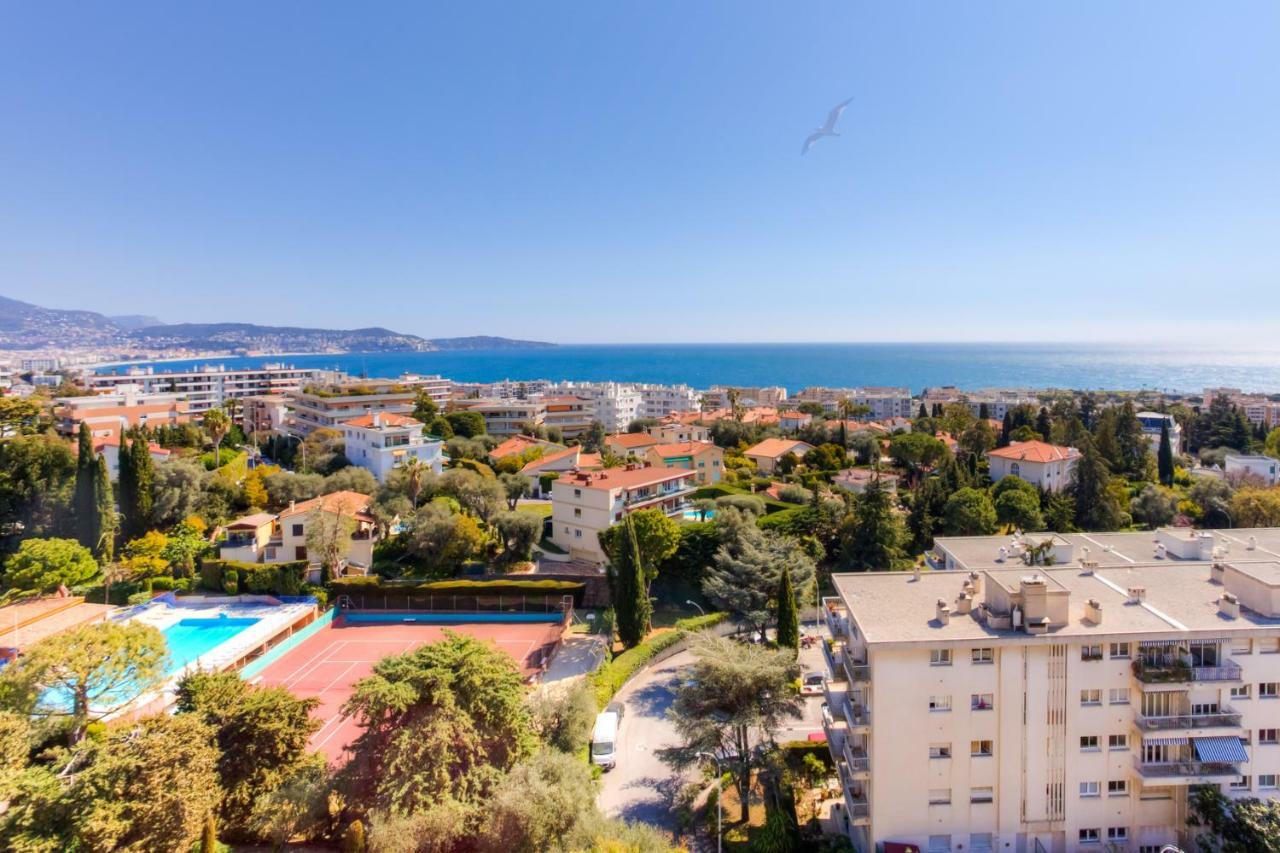 Confortable 3 Pieces Avec Superbe Vue Mer Appartement Nice Buitenkant foto